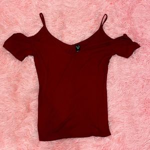 Red/burgundy comfy shirt